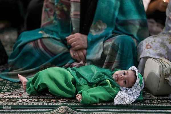 مراسم شیرخوارگان حسینی در حرم عبدالعظیم حسنی