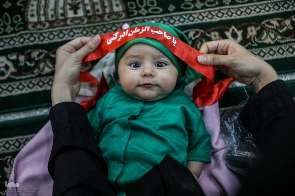 مراسم شیرخوارگان حسینی در حرم عبدالعظیم حسنی