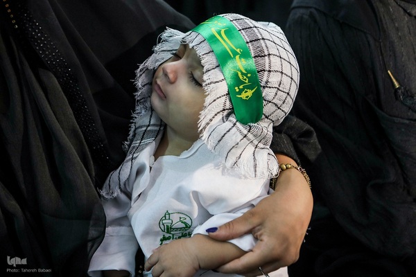 مراسم شیرخوارگان حسینی در حرم عبدالعظیم حسنی