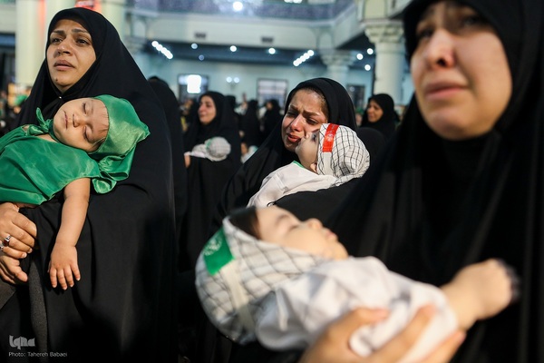 مراسم شیرخوارگان حسینی در حرم عبدالعظیم حسنی