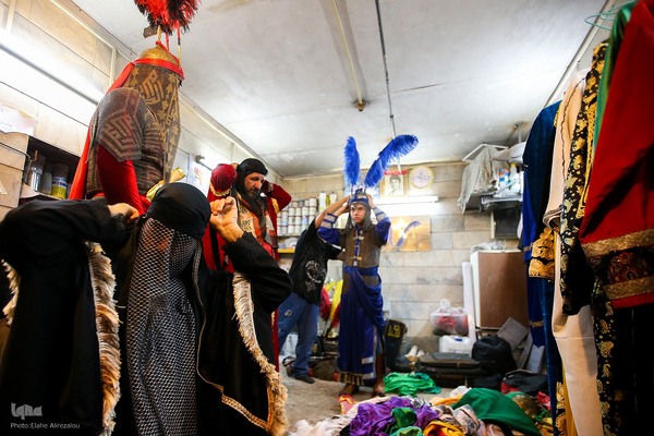 مراسم تعزیه‌خوانی در تکیه شوفرها