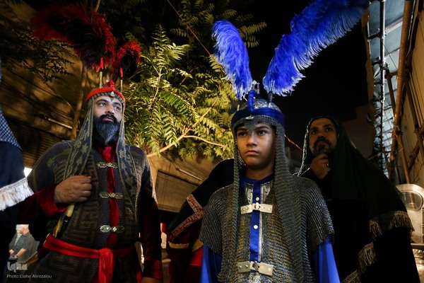 مراسم تعزیه‌خوانی در تکیه شوفرها