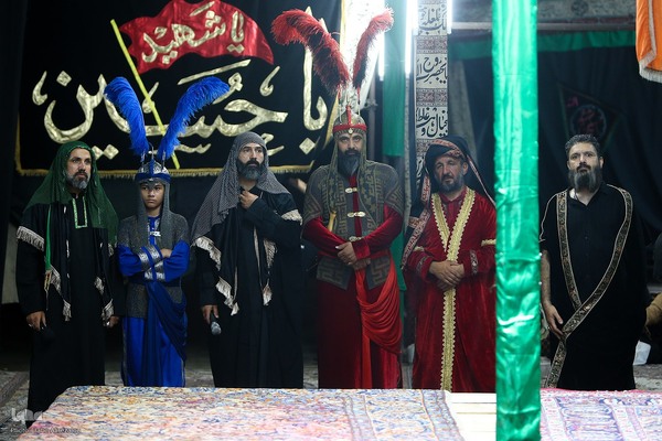 مراسم تعزیه‌خوانی در تکیه شوفرها