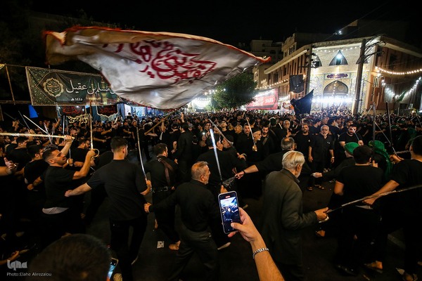 آئین مشعل گردانی عزاداران حسینی در دولت آباد تهران