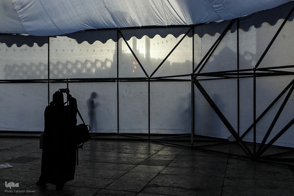 آئین خیمه سوزان در میدان امام حسین (ع)