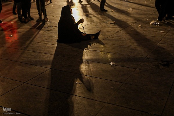 آئین خیمه سوزان در میدان امام حسین (ع)