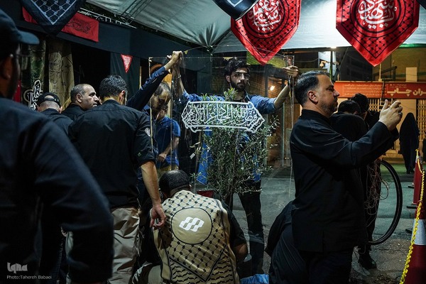 مراسم عزاداری دهه دوم محرم در هیئت هنر