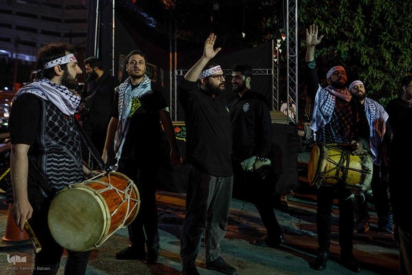 مراسم عزاداری دهه دوم محرم در هیئت هنر