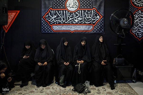 مراسم عزاداری دهه دوم محرم در هیئت هنر