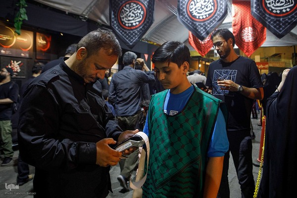 مراسم عزاداری دهه دوم محرم در هیئت هنر