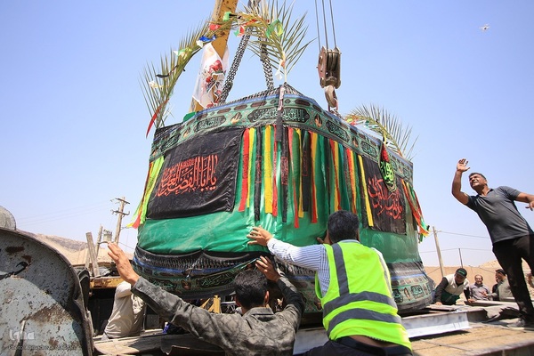 جابه‌جایی مزار شهید جواد رضایی در کازرون