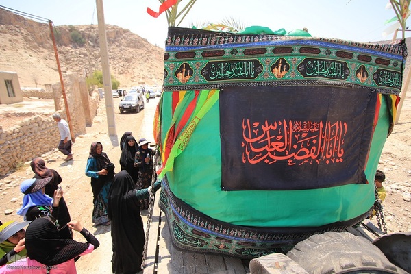 جابه‌جایی مزار شهید جواد رضایی در کازرون