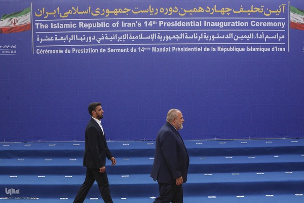 مراسم استقبال از میهمانان چهاردهمین دوره تحلیف ریاست جمهوری ایران