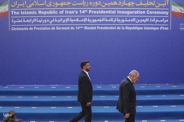 مراسم استقبال از میهمانان چهاردهمین دوره تحلیف ریاست جمهوری ایران