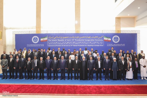 مراسم استقبال از میهمانان چهاردهمین دوره تحلیف ریاست جمهوری ایران