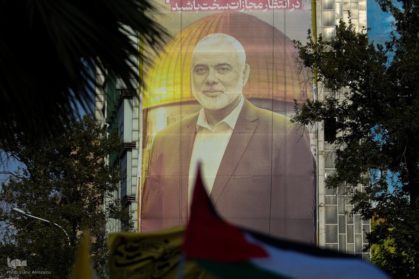 تجمع مردم پایتخت در پی ترور اسماعیل هنیه