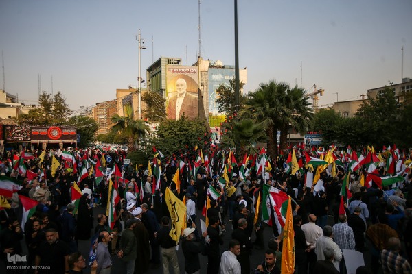 تجمع مردم پایتخت در پی ترور اسماعیل هنیه