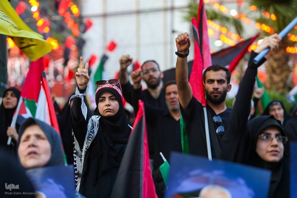 تجمع مردم پایتخت در پی ترور اسماعیل هنیه