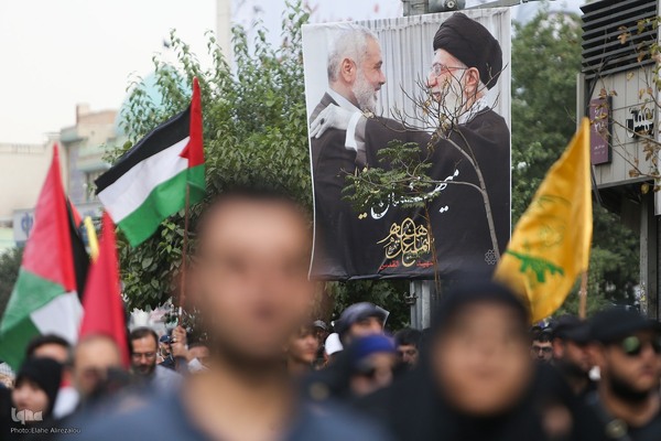 مراسم تشییع پیکر شهید «اسماعیل هنیه» در تهران