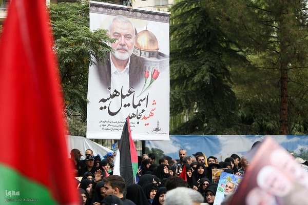 مراسم تشییع پیکر شهید «اسماعیل هنیه» در تهران