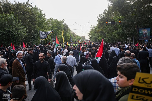 مراسم تشییع پیکر شهید «اسماعیل هنیه» در تهران