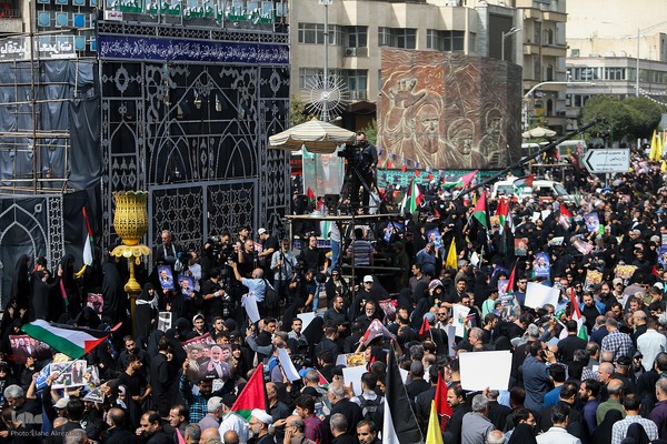 مراسم تشییع پیکر شهید «اسماعیل هنیه» در تهران