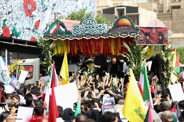 مراسم تشییع پیکر شهید «اسماعیل هنیه» در تهران