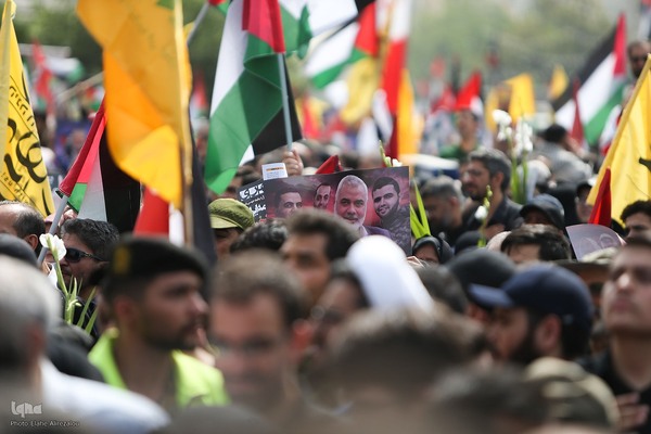 مراسم تشییع پیکر شهید «اسماعیل هنیه» در تهران