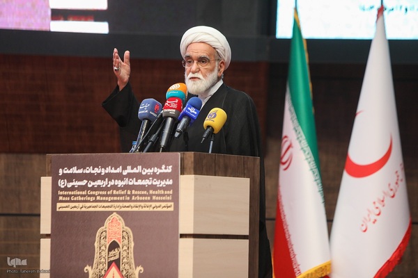 مراسم افتتاحیه کنگره بین‌المللی امداد و نجات، سلامت و مدیریت تجمعات انبوه در اربعین حسینی