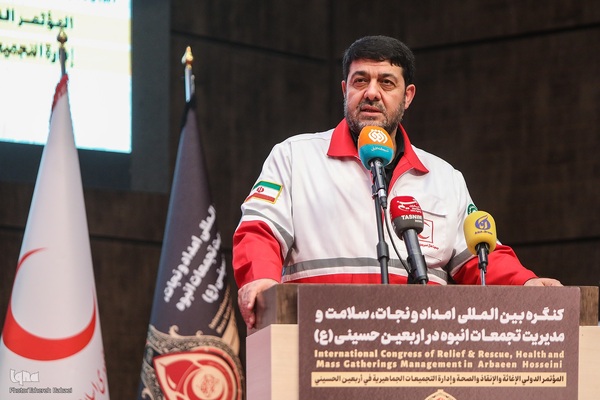 مراسم افتتاحیه کنگره بین‌المللی امداد و نجات، سلامت و مدیریت تجمعات انبوه در اربعین حسینی