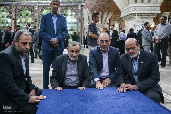 مراسم تجدید میثاق جهادگران جهاددانشگاهی با آرمان‌های امام راحل(ره)