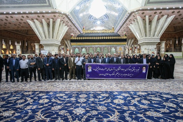 مراسم تجدید میثاق جهادگران جهاددانشگاهی با آرمان‌های امام راحل(ره)