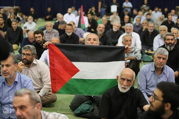 مراسم بزرگداشت شهید اسماعیل هنیه از سوی جامعه قرآنی