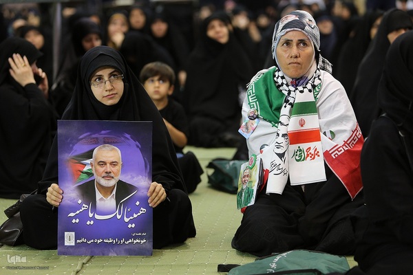 مراسم بزرگداشت شهید اسماعیل هنیه از سوی جامعه قرآنی