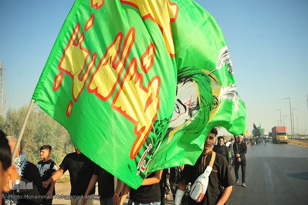 حرکت زائران اربعین از الهایی