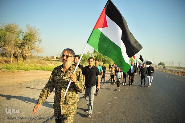 حرکت زائران اربعین از الهایی