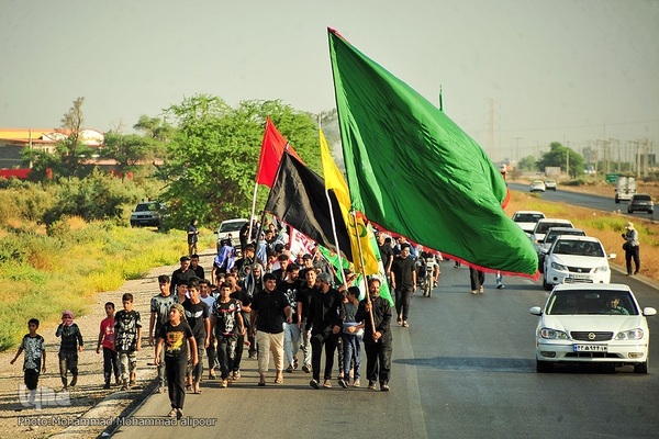 حرکت زائران اربعین از الهایی