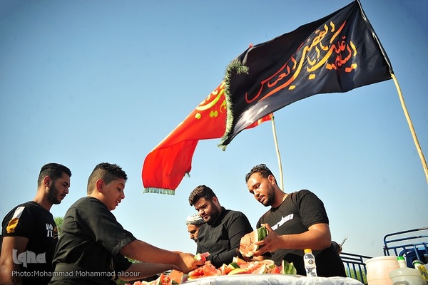 حرکت زائران اربعین از الهایی