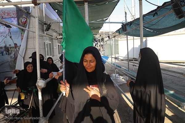 تردد زائران اربعین در مرز چذابه