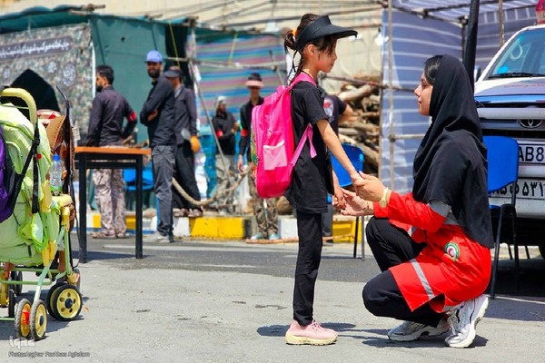خدمات‌رسانی نیروهای هلال احمر آذربایجان غربی در مرز تمرچین‎
