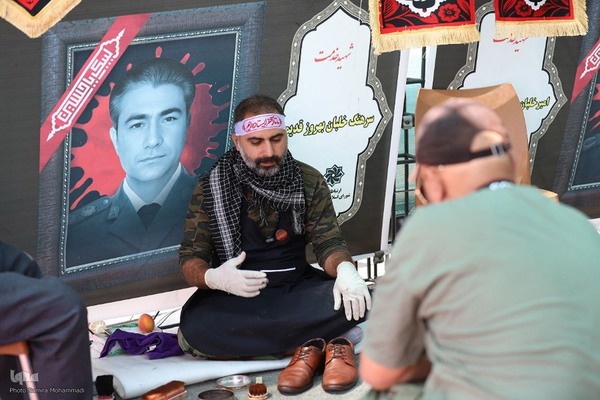 خدمات‌رسانی نیروهای هلال احمر آذربایجان غربی در مرز تمرچین‎