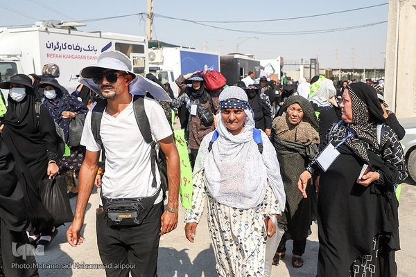 مرز شلمچه در آستانه اربعین