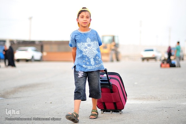 مرز شلمچه در آستانه اربعین