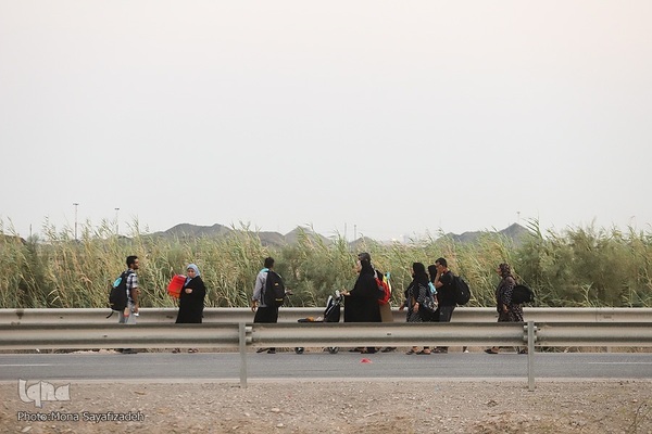 تردد شبانه زوار در مرز شلمچه