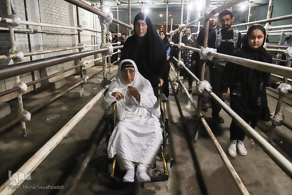 تردد شبانه زوار در مرز شلمچه