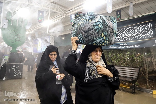 تردد شبانه زوار در مرز شلمچه