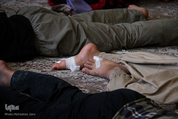 زائران پیاده امام رضا(ع)