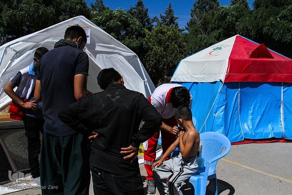 زائران پیاده امام رضا(ع)