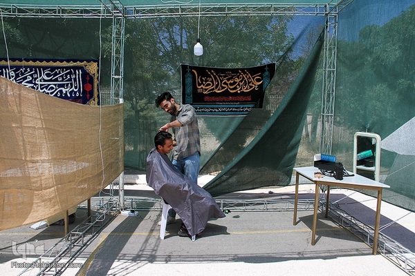 زائران پیاده امام رضا(ع)