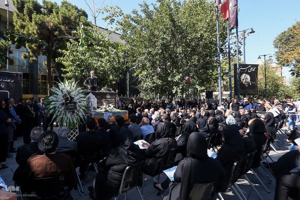 تشییع پیکر استاد محمدعلی بهمنی